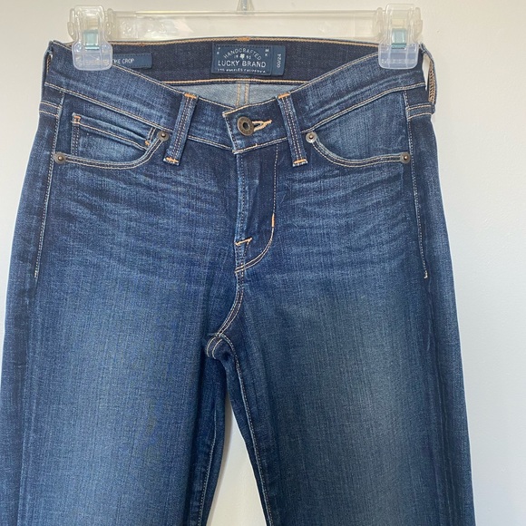 Lucky Brand Brooke Crop Dark Wash Jeans - Picture 6 of 10